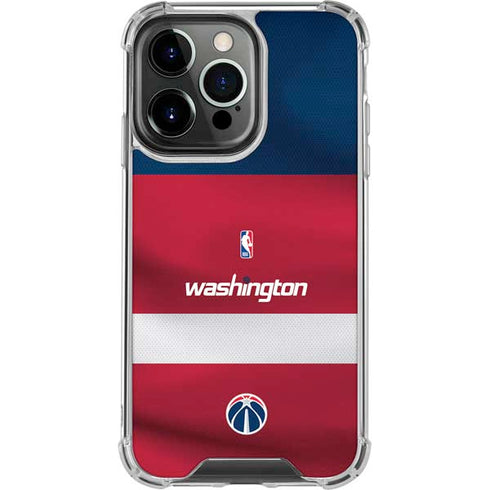 NBA Washington Wizards Jersey iPhone 15 Pro Clear Case